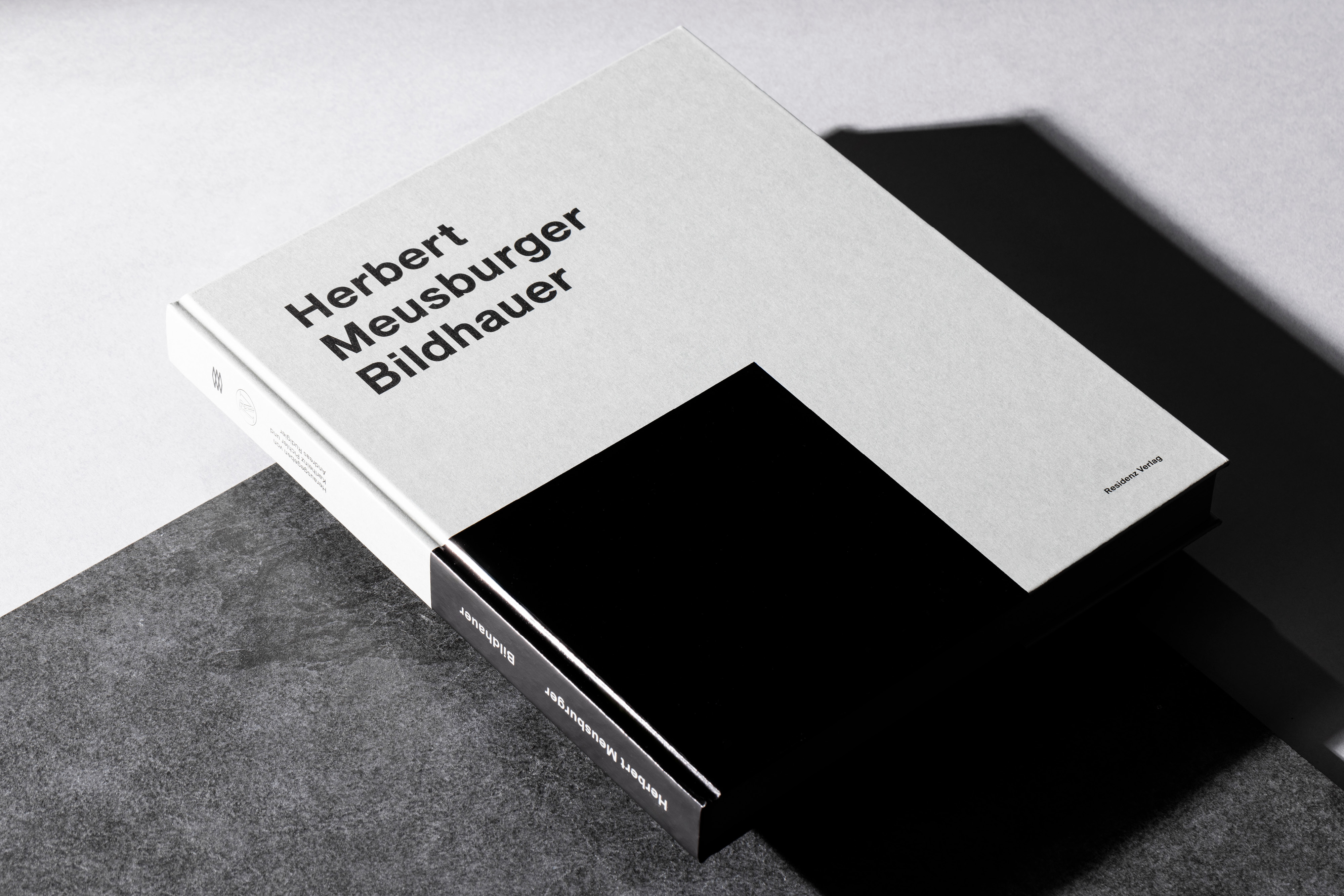 Buchcover Herbert Meusburger Editorial Design von Super BfG